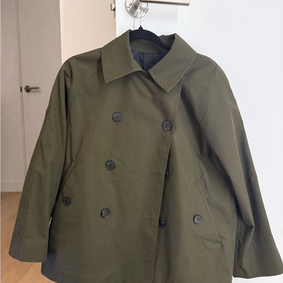 Massimo Dutti Khaki Women's trench Coat - Picture 2 of 6